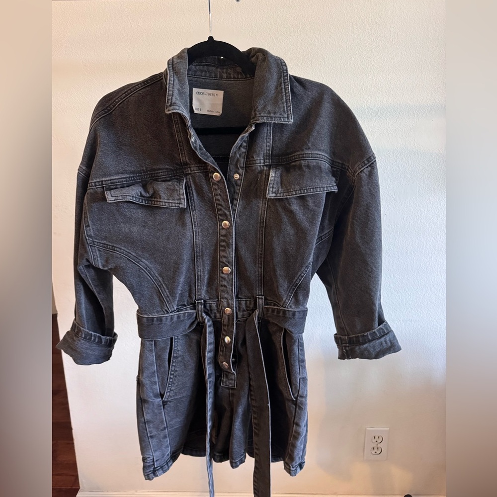 ASOS Denim Short Romper Size UK 6